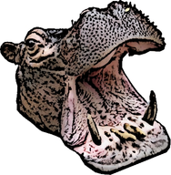Flusspferd Logo